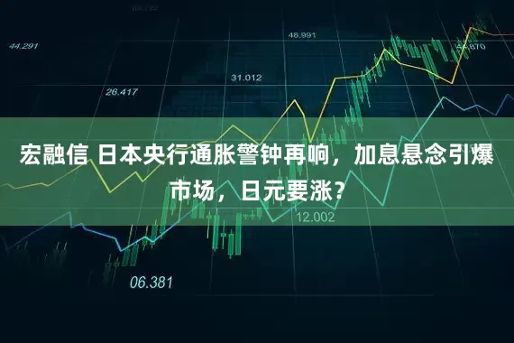 宏融信 日本央行通胀警钟再响，加息悬念引爆市场，日元要涨？